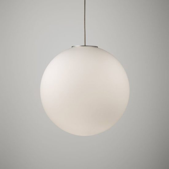 Ideal lux mapa sfera in vetro bianco 10cm per sospensioni modulari