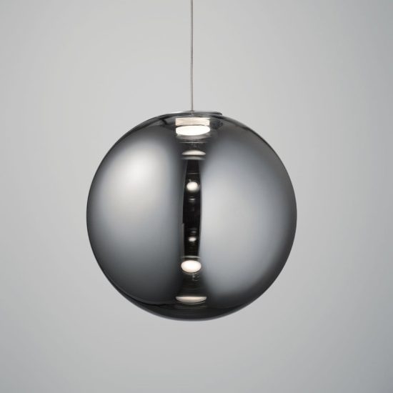 Ideal lux mapa sfera in vetro cromo 10cm per sospensioni modulari