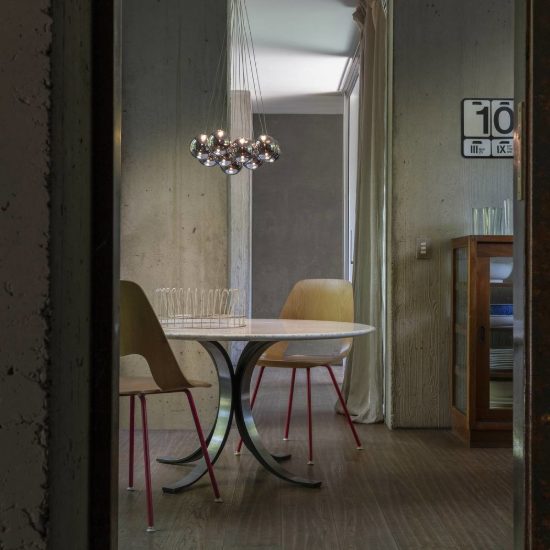 Ideal lux mapa sfera in vetro opale 10cm per sospensioni modulari