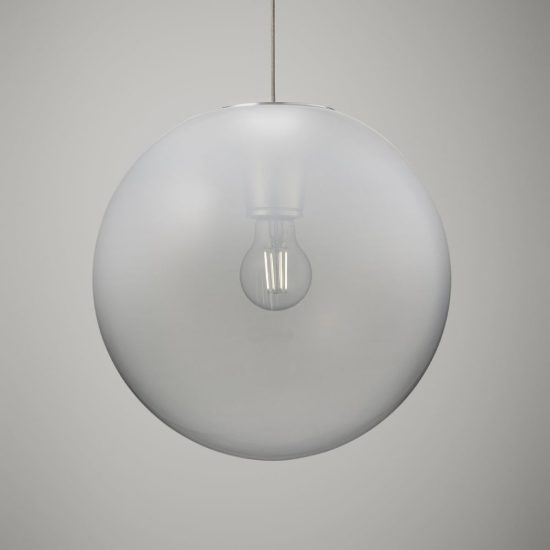 Ideal lux mapa sfera in vetro opale 20cm per sospensioni modulari