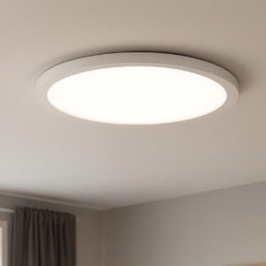 Fly slim ideal lux plafoniera led 3000k 18w bianca diametro 35cm