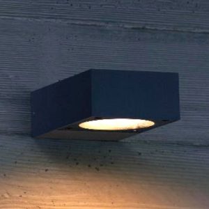 Sirio ap1 applique da esterno ideal lux nero moderna ip65