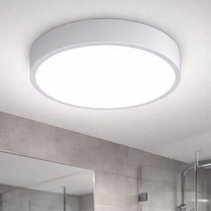 Ideal lux ray pl d40 plafoniera da bagno led 26w 4000k bianca ip44