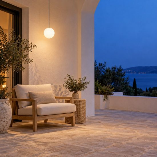 Ideal lux sole lampada a sospensione da esterno sferica e27 20 cm moderna bianca ip44
