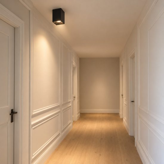 Ideal lux nitro faretto da soffitto squadrato led 25w 3000k per cucina nero