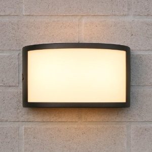 Rex-1 ap1 ideal lux applique da esterno nera ip54 e27