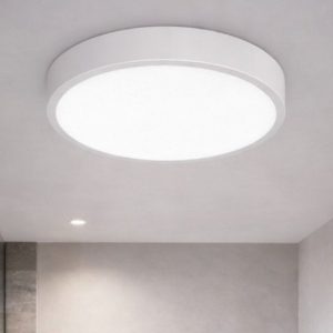 Ideal lux ray pl d30 plafoniera da bagno led 13w 4000k bianca ip44