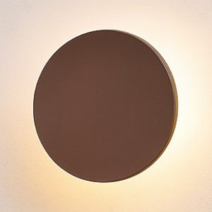 Applique da esterno punto ap d30 ideal lux led 16w 3000k marrone