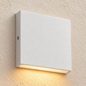 Ideal lux post-it applique da esterno quadrata led 3w 3000k 8cm moderna bianca