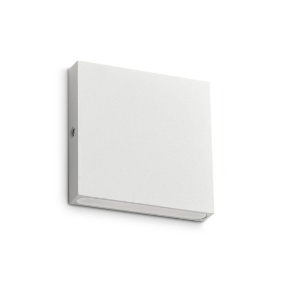 Ideal lux post-it applique da esterno quadrata led 3w 3000k 8cm moderna bianca