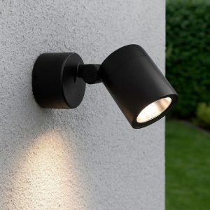 O-zone ap ideal lux applique per esterno ip66 orientabile nera led 13w 3000k