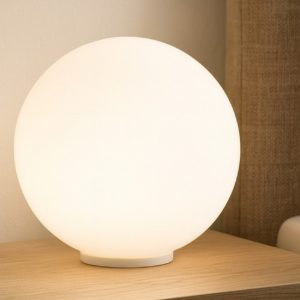 Mapa bianco tl1 d20 ideal lux abat-jour moderna per camera da letto