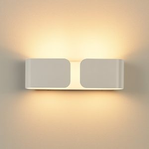 Applique lampada da parete bianca clip ap2 small bianco ideal lux
