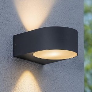 Iko ap1 ideal lux applique per esterno ip54 antracite mdoerna