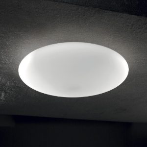 Smarties pl3 d60 ideal lux plafoniera camera da letto bianca 60cm
