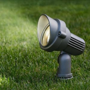 Ideal lux terra pr1 small faretto per esterno con picchetto antracite ip65