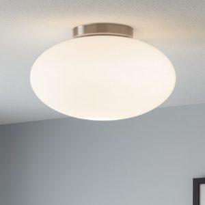 Candy pl1 d40 ideal lux plafoniera camera da letto 40cm sfera vetro bianco
