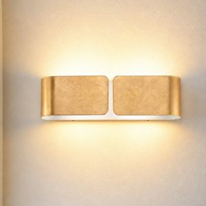 Clip ap2 small lampada da parete oro ideal lux applique moderna