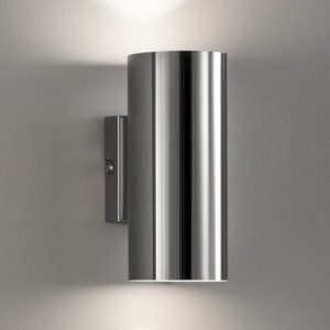 Look ap2 ideal lux applique da parete cilindro metallo cromato 2 luci