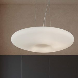 Glory sp3 d40 lampadario ideal lux per tavolo da pranzo bianco 40cm