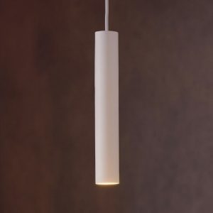 Lampada a sospensione cilindro ideal lux look sp1 d06 bianco