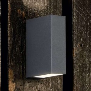 Tetris-2 ap2 ideal lux applique da esterno sottile antracite ip44