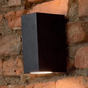 Up ap2 ideal lux applique da esterno squadrato nero