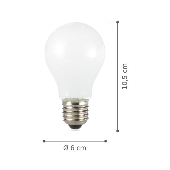 Ideal lux lampadina led e27 a goccia 8w 3000k bianca confezione 10 pezzi