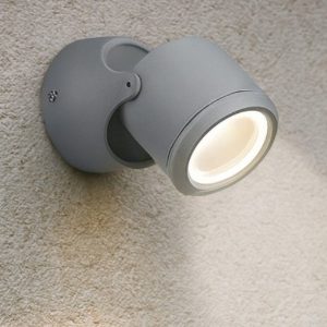 Xeno ap1 faretti da esterno luce orientabile grigio ip44 gu10 220v