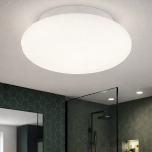 Bubble pl1 plafoniera bagno design rotonda ideal lux