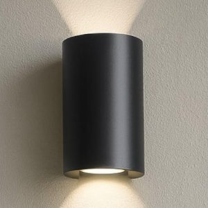 Apollo ap applique nero da esterno led 6w 4000k nero ideal lux