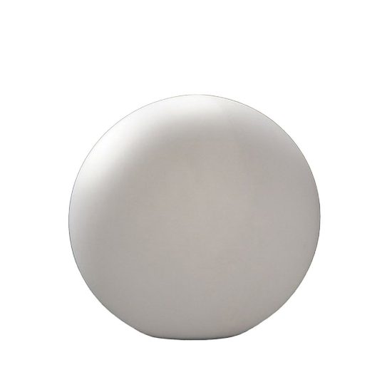 Lampada da da esterno ip65 moderna sfera bianca 35 cm