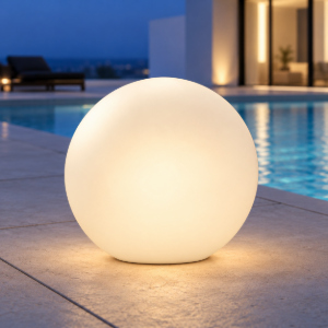 Lampada da esterno giardino ip65 boccia 40 cm