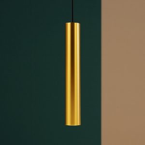 Look sp1 ideal lux lampada cilindro brunito da comodino