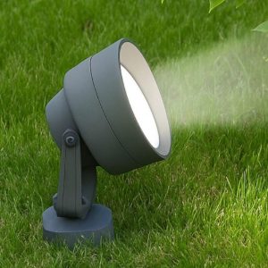 Litio pr1 faretto per esterno con picchetto grigio ideal lux