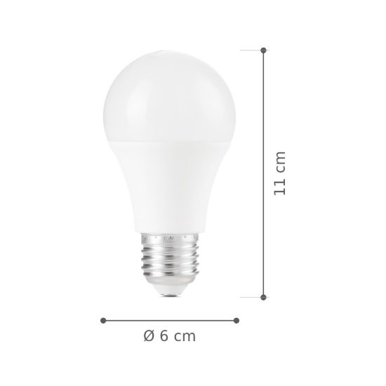 Ideal lux lampadina led e27 a goccia 9w 4000k bianca confezione 10 pezzi