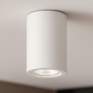 Tower pl1 round ideal lux faretto bianco cilindro