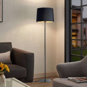 Nordik pt1 ideal lux lampada da terra nera