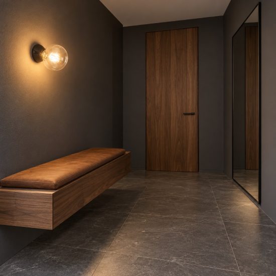 Ideal lux winery applique e27 con portalampada in ceramica inclinato moderna nera