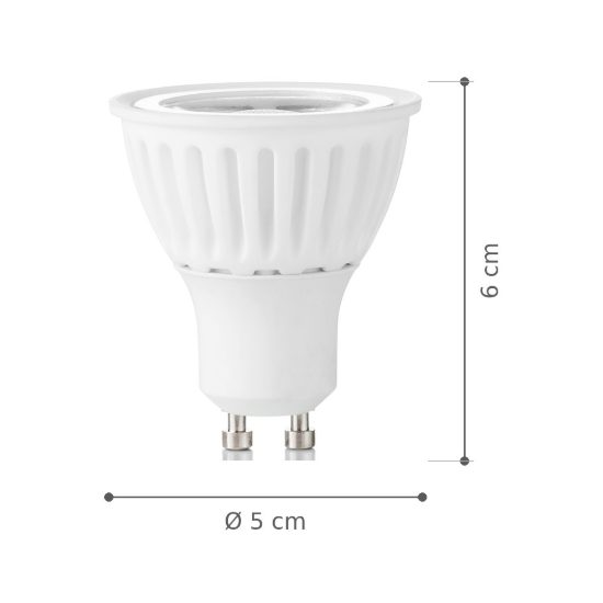 Ideal lux lampadina led gu10 spot 8w 3000k bianca confezione 10 pezzi