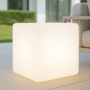 Luna pt1 d30 lampada da esterno cubo ideal lux