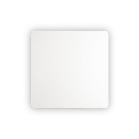 Ideal lux cover applique quadrata led 11w 3000k 20cm per soggiorno moderna bianca