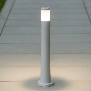 Atena pt1 grigio ideal lux lampione da esterno giardino cilindro