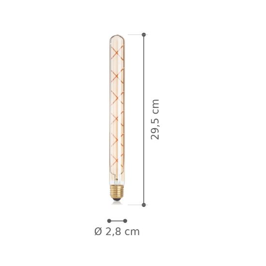 Ideal lux lampadina led e27 lineare 6w 1800k ambra confezione 10 pezzi