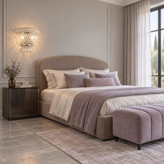 Ideal lux dubai applique con pendenti in cristallo 2 luci e14 25cm per soggiorno classica cromata