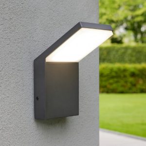 Ideal lux style pa applique illuminazione per esterno antracite led 8,5w 4000k