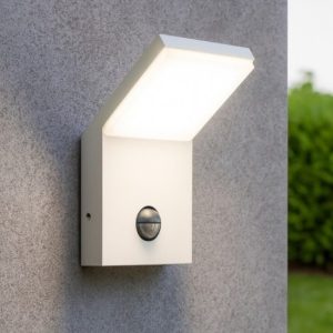 Style ap sensor 4000k applique da esterno per terrazzo bianco led 9w 4000k sensore di movimento