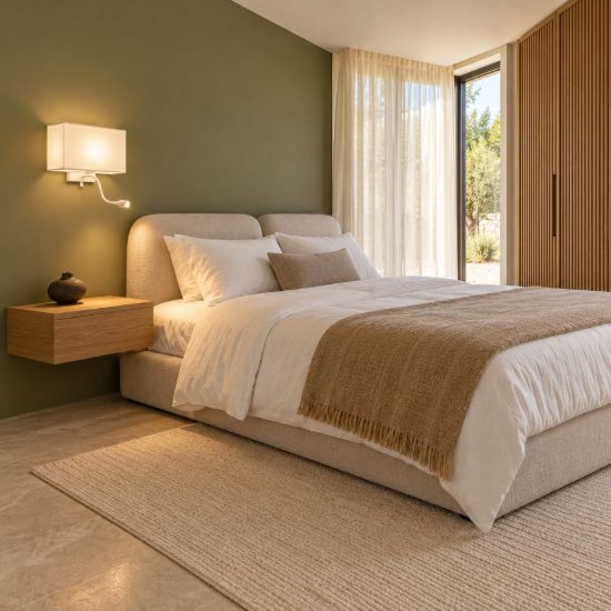 Ideal lux hotel applique con paralume e faretto led 1,5w per comodino moderna bianca