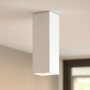 Sky pl1 bianco ideal lux faretto quadrato da soffitto led 3000k