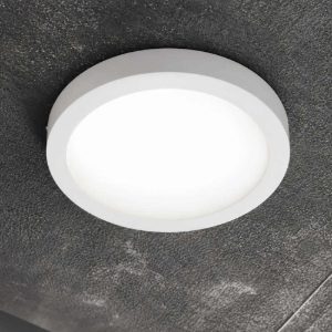 Universal pl d40 round led 36w 3000k ideal lux piccola plafoniera tonda bianca